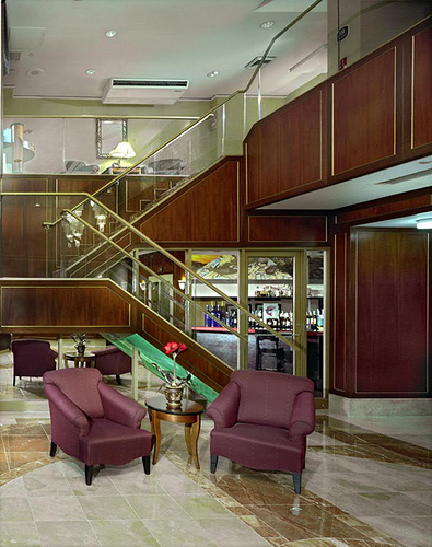 Clarion Hotel Lobby and Stairway