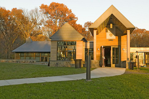 Purple Heart Museum at sunset