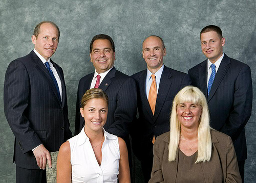 Group portrait of a particular Smith Barney trading group