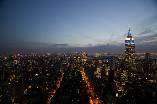 The view from 101 Park Avenue, looking South.