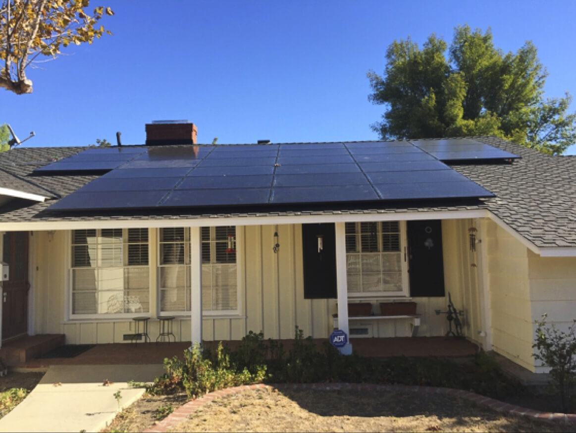 8.4 kW residential system, Van Nuys, CA 2016